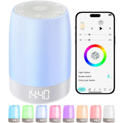 PLJVOYK Sound Machine front view for peaceful sleep and easy bedside setup.
