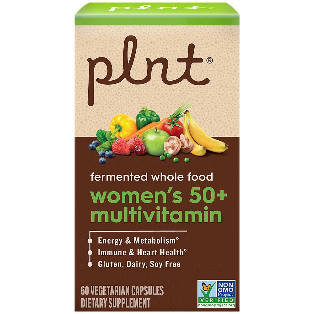 plnt bottle with glass of water indicating simple daily intake.