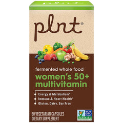 plnt bottle with glass of water indicating simple daily intake.