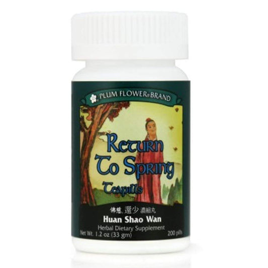 Plum Flower Return To Spring Teapills pea-sized pills for easy daily use