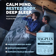 Plus+Ultra MAGPLUS+ gluten-free symbol on label signals clean, safe formula.