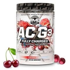 PMD ACG3 Fully Charged bottle ready for high-energy workouts and focus.