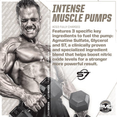 PMD ACG3 ingredients panel showcasing creatine and endurance boosters.
