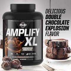 PMD Amplify XL digestive enzyme blend aids digestion with each serving.