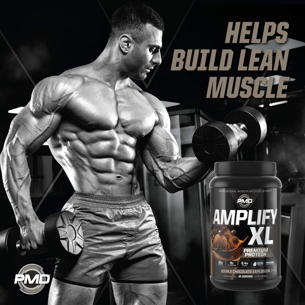 PMD Amplify XL scoop, easy measurement for daily protein intake.