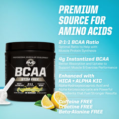 PMD BCAA Stim-Free Lemonade in-use during training to support endurance