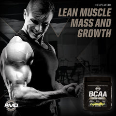 PMD BCAA Stim-Free Lemonade servings pack for portable recovery
