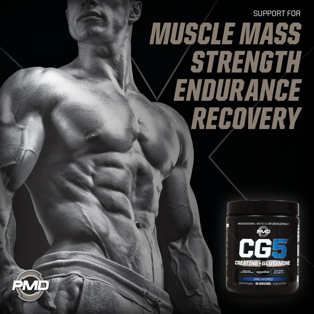 PMD CG5 serving scoop close-up emphasizing convenient daily supplementation