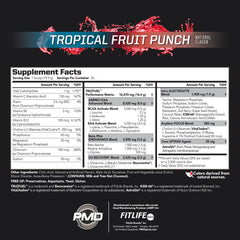 PMD Core Fuel Endurance powder highlighted with beta-alanine for extended endurance.