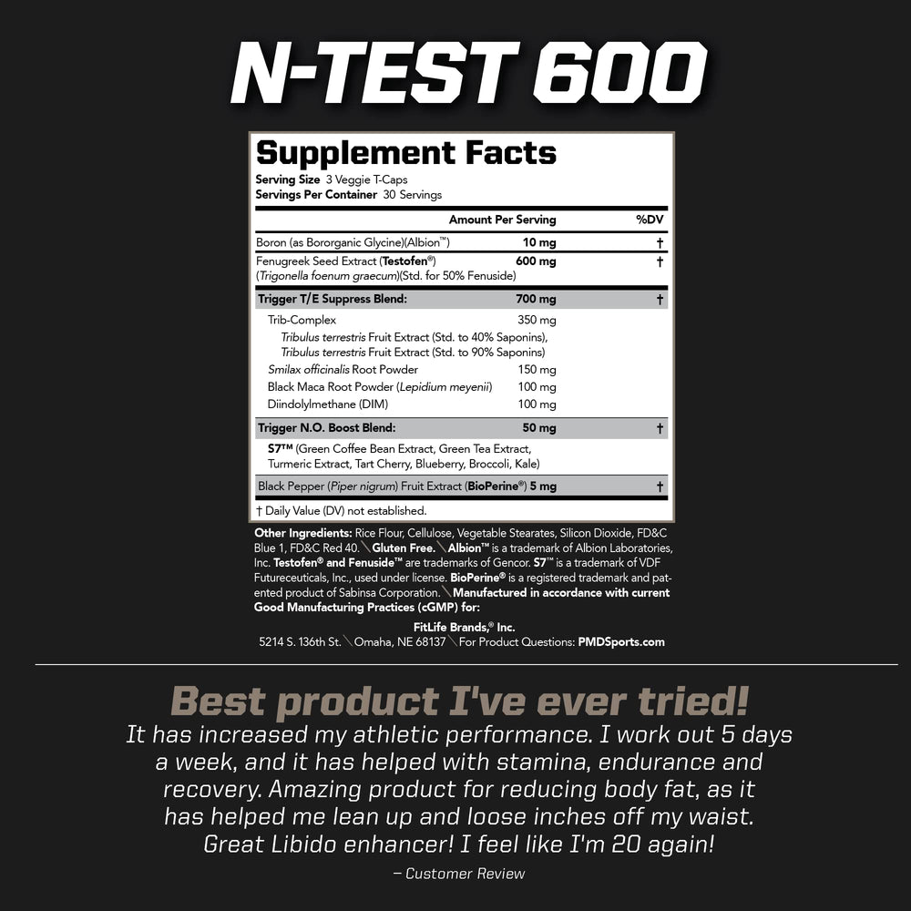 Close-up of PMD N-TEST 600 Advanced bottle for easy dosing
