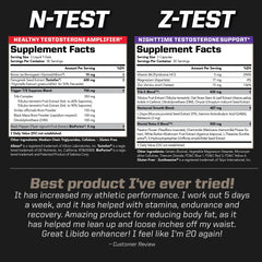PMD N-TEST 600 Advanced label showing key ingredients and dosage.