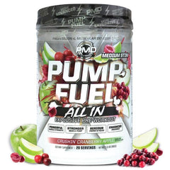 PMD Pump Fuel bottle front for serious pre-workout sessions