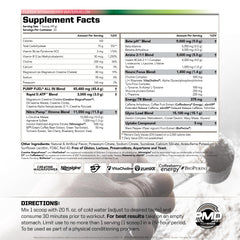 PMD Pump Fuel Insanity bottle closeup highlights premium formula for focus.