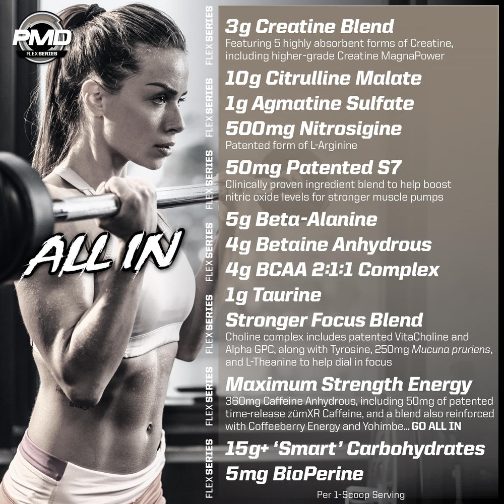 PMD Pump Fuel Insanity Cherry Slush label showing ingredients and amounts