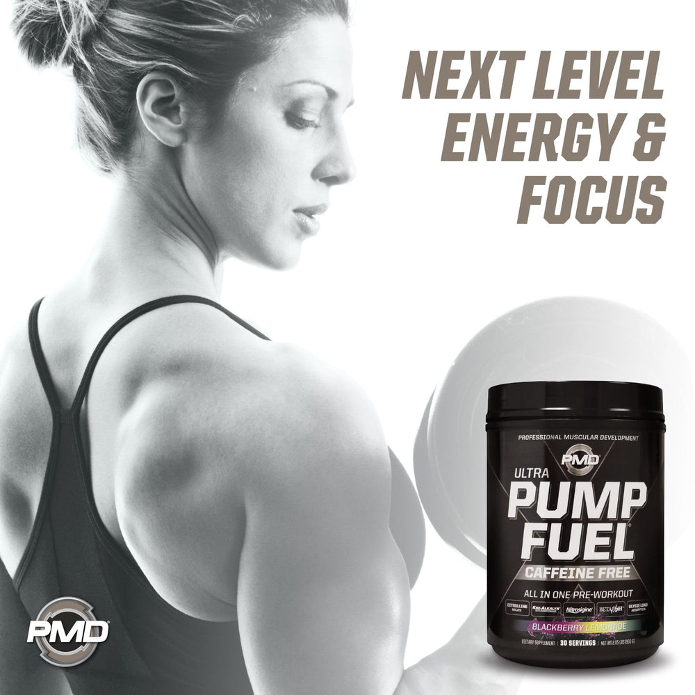 PMD Pump Fuel Ultra ingredients graphic with creatine and citrulline malate