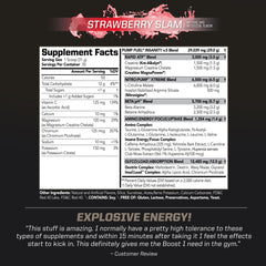PMD Pump Fuel Ultra Insanity powder in cup ready for energy boost