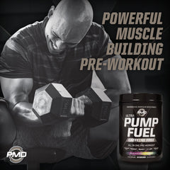 PMD Pump Fuel Ultra serving scoop ready for mixing before training