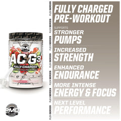 PMD ACG3 bottle and powder in a shaker illustrating easy daily use.