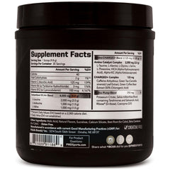 PMD BCAA Charged scoop with fruits highlighting tasty flavor and easy daily use