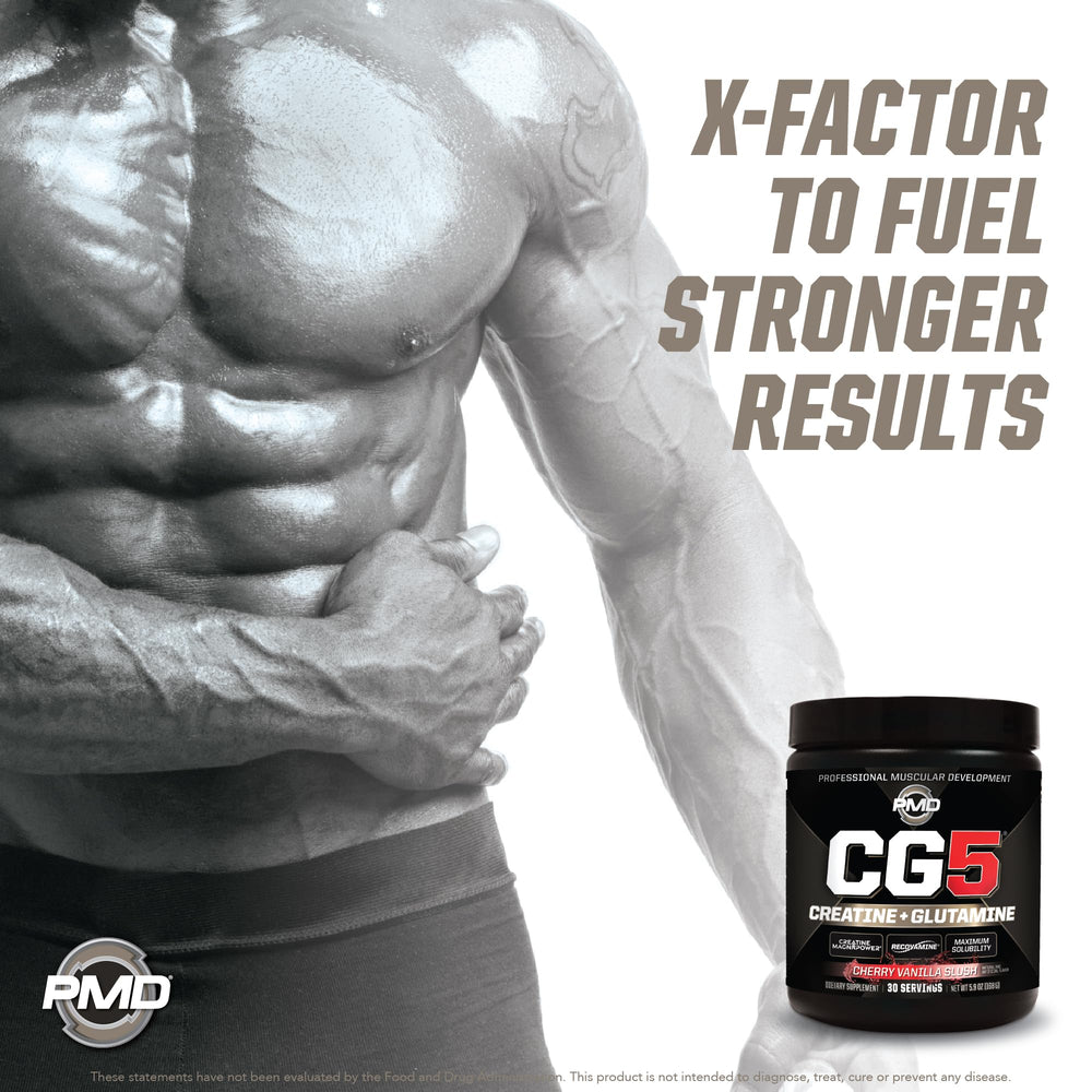 PMD Sports CG5 nutrition-facts-label focuses on performance ingredients