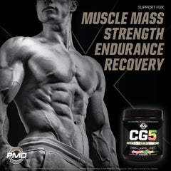 PMD Sports CG5 powder pouring into glass for quick hydration