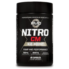 PMD Sports Nitro CM bottle front view highlighting nitric oxide support for workouts