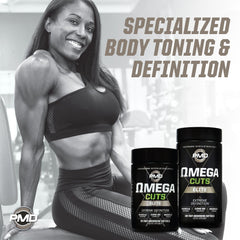 PMD Omega Cuts Elite mct-blend image illustrating energy-supporting fats