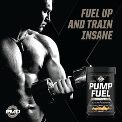 PMD Sports Pump Fuel serving scoop showing easy measurement and quick mixing.