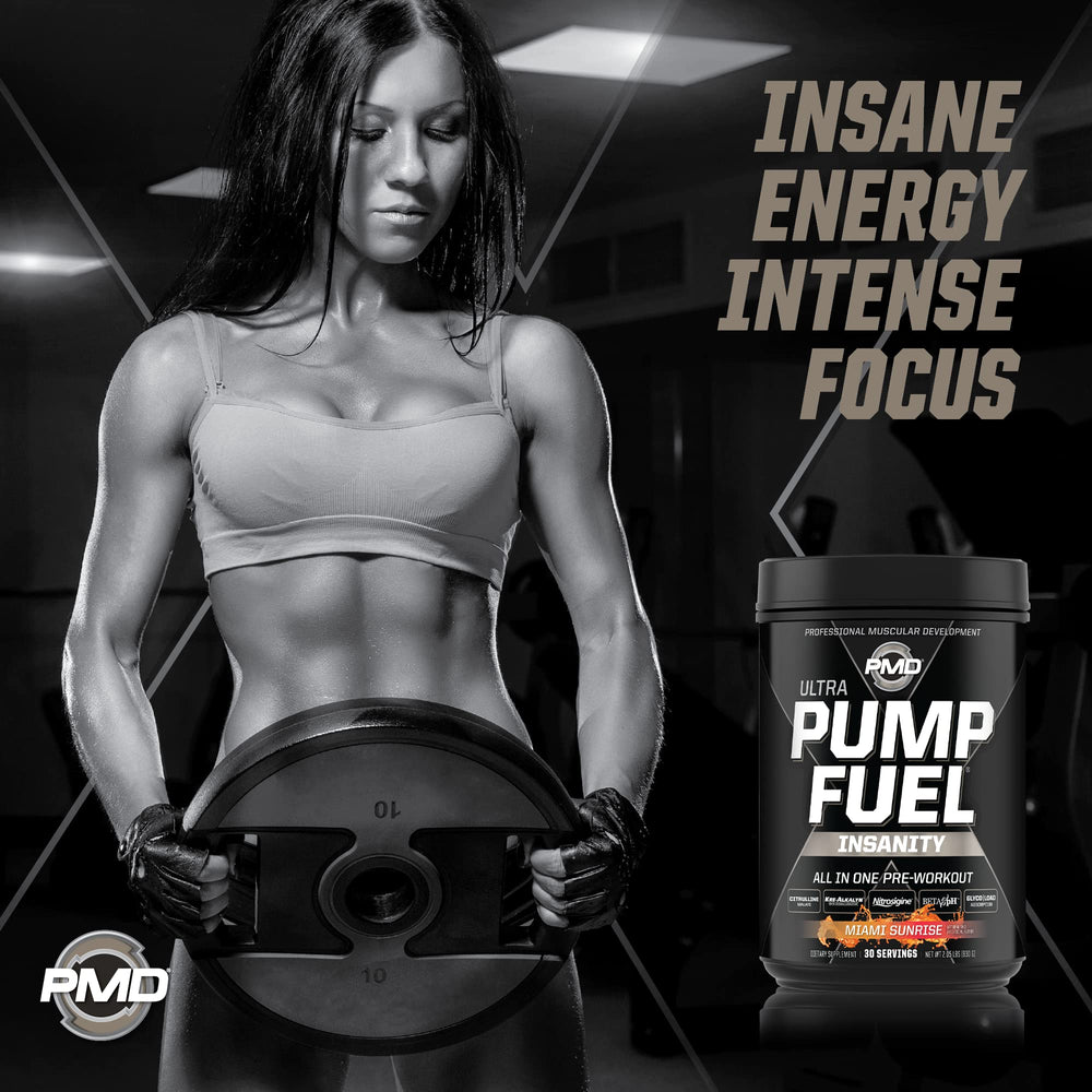 PMD Pump Fuel Ultra Insanity ingredients list shows a powerful blend