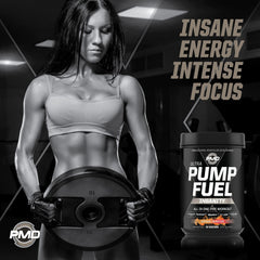 PMD Pump Fuel Ultra Insanity ingredients list shows a powerful blend