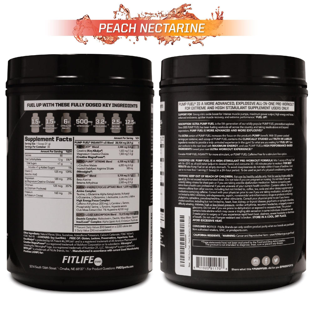 PMD Sports Pump Fuel Ultra athlete in training ready for performance