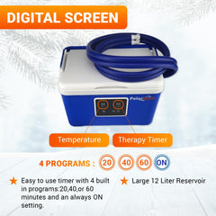 Polar Sport insulated tubing keeps water cold for consistent therapy sessions