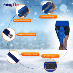 Polar Sport universal wrap securing around knee or elbow for versatile use