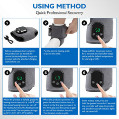Pnylqo 3-in-1 wireless massager offering kneading and heat