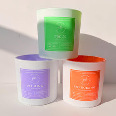 Podaras Home soy wax texture highlights vegan burn