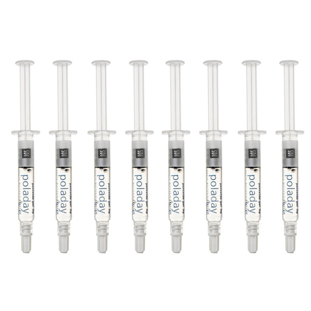 Poladay CP 35% whitening gel syringe set for at-home whitening