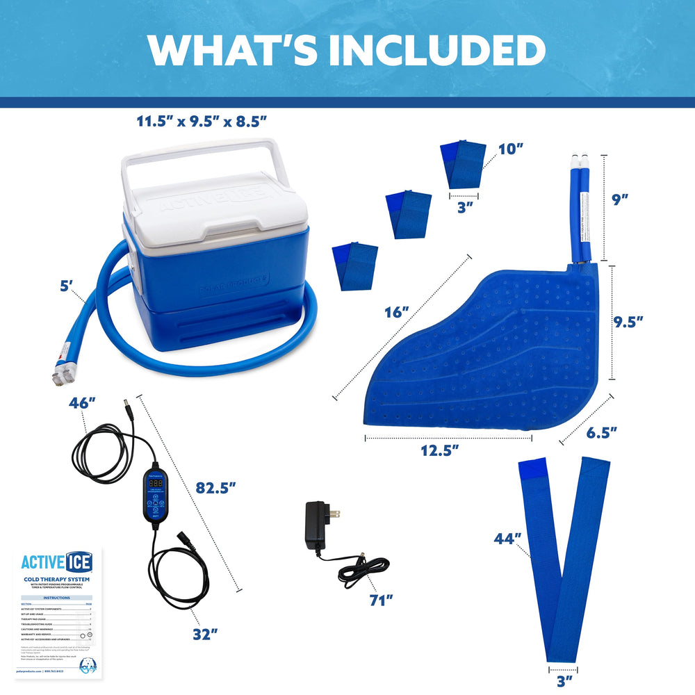 Polar Active Ice 3.0 foot therapy pad supports comfortable foot positioning