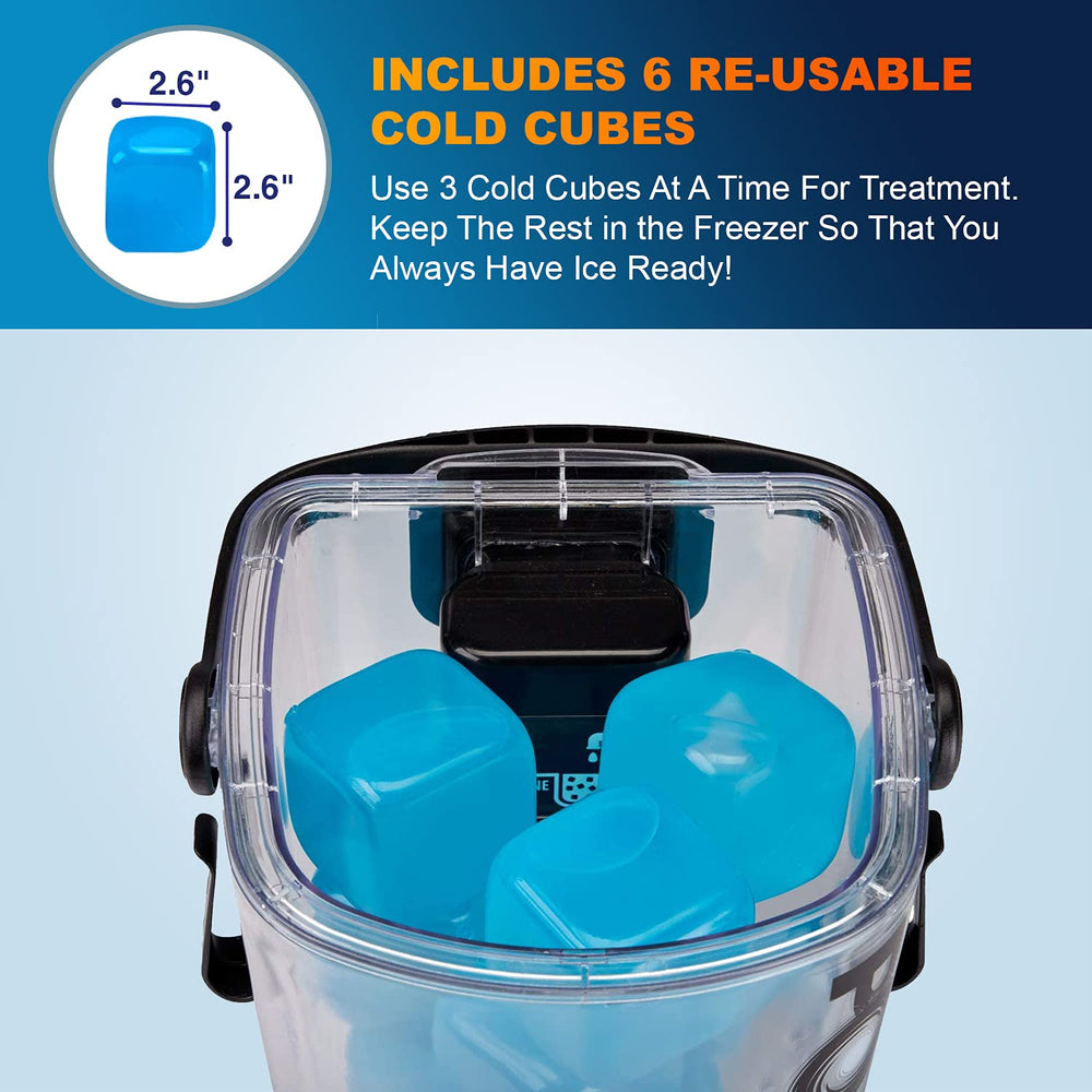 Polar Vortex three-strap wrap supports knee, elbow, and shoulder placements.