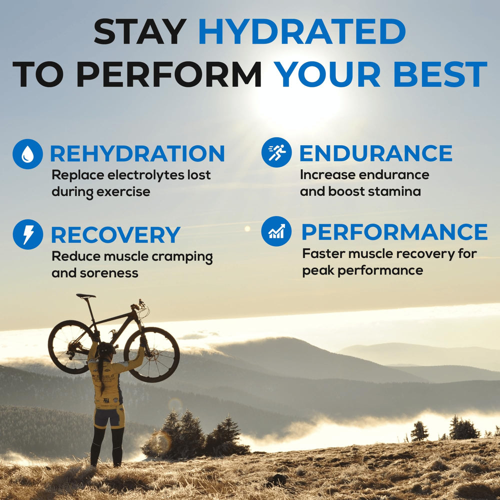 Polyfit Salt Pills in water glass illustrates rapid rehydration potential