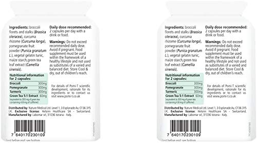 Pomi-T natural blend of broccoli, turmeric, pomegranate, and green tea for everyday vitality