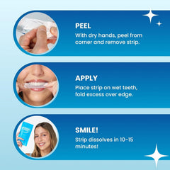 POOOF! P3-HA technology illustration highlighting enamel-friendly whitening.