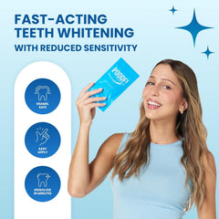 POOOF! zero-sensitivity formula promises comfortable whitening.