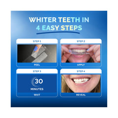 POP ON VENEERS strip applied to teeth for comfortable whitening