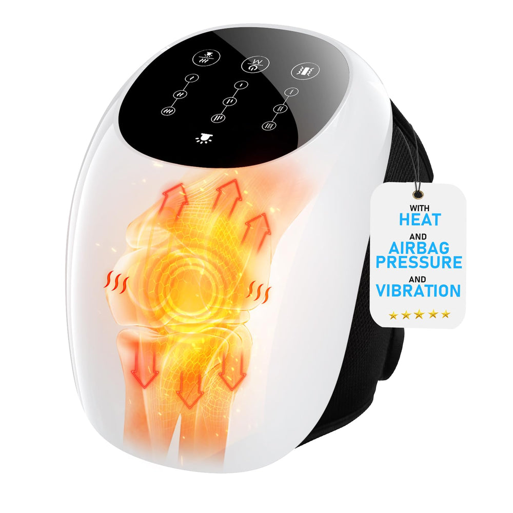POPFIRST Knee Massager with LED touch screen for quick, simple control during sessions