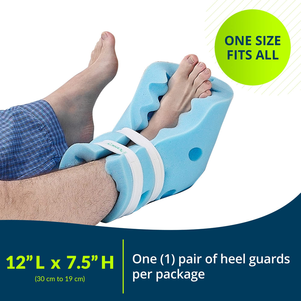 Posey TIDI 6127 heel guard open-heel cutout design for reduced irritation
