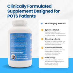 Potsies POTS supplement label detail emphasizing non-GMO and USA-made quality.