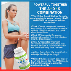 Power By Naturals ADK10 bottle front showcases high potency ADK formula for daily use.