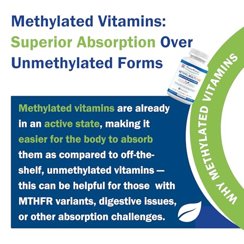 Power By Naturals Methyl Multi One glass and bottle on kitchen counter
