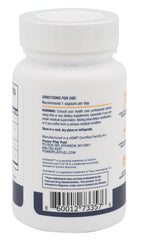 POWER PLAY FUEL Gut Fuel capsules close-up emphasizing 10B CFU probiotics and Sunfiber prebiotic.