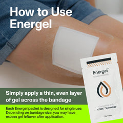 PowerHeal bioelectric pad close-up illustrating embedded technology.